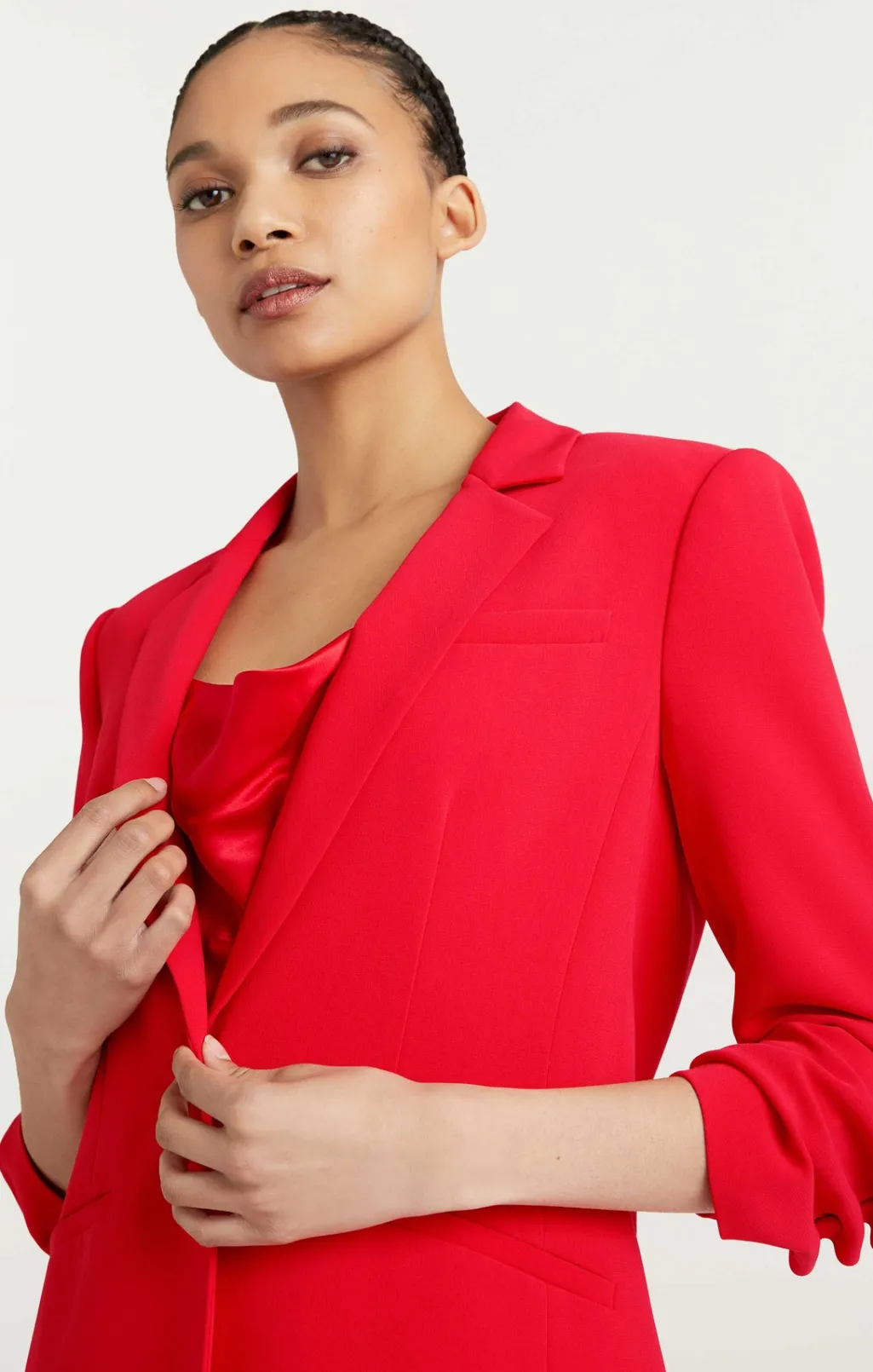 Cinq à Sept Crepe Khloe Blazer Rose Outlet