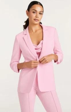 Cinq à Sept Crepe Khloe Blazer VenusPink Sale