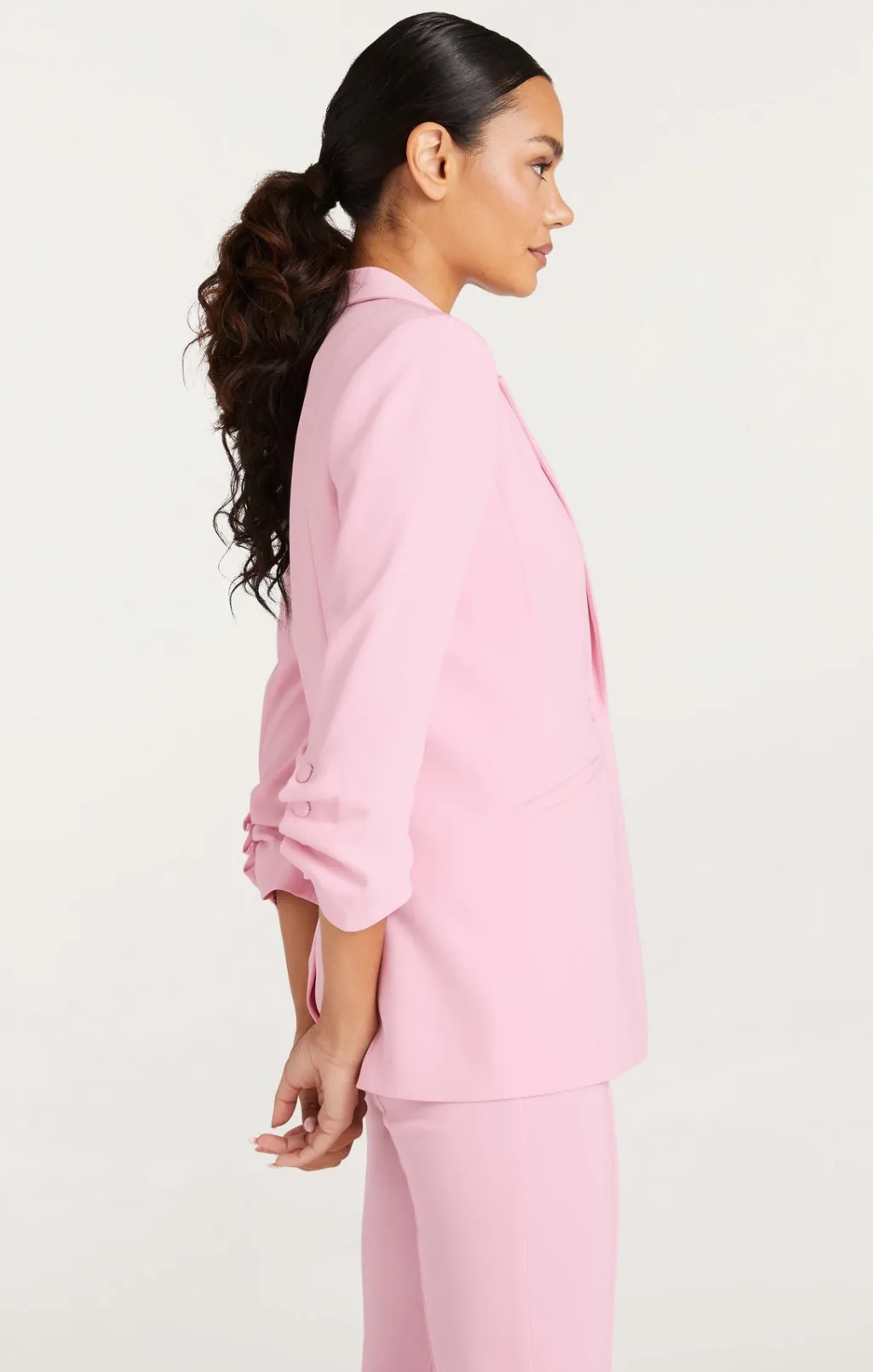 Cinq à Sept Crepe Khloe Blazer VenusPink Sale