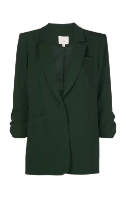 Cinq à Sept Crepe Khloe Blazer DarkEmerald Discount