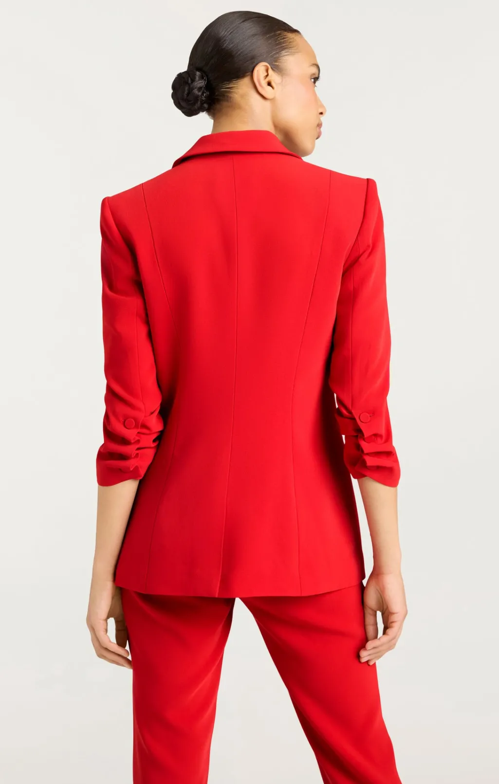 Cinq à Sept Crepe Khloe Blazer CandyApple Hot