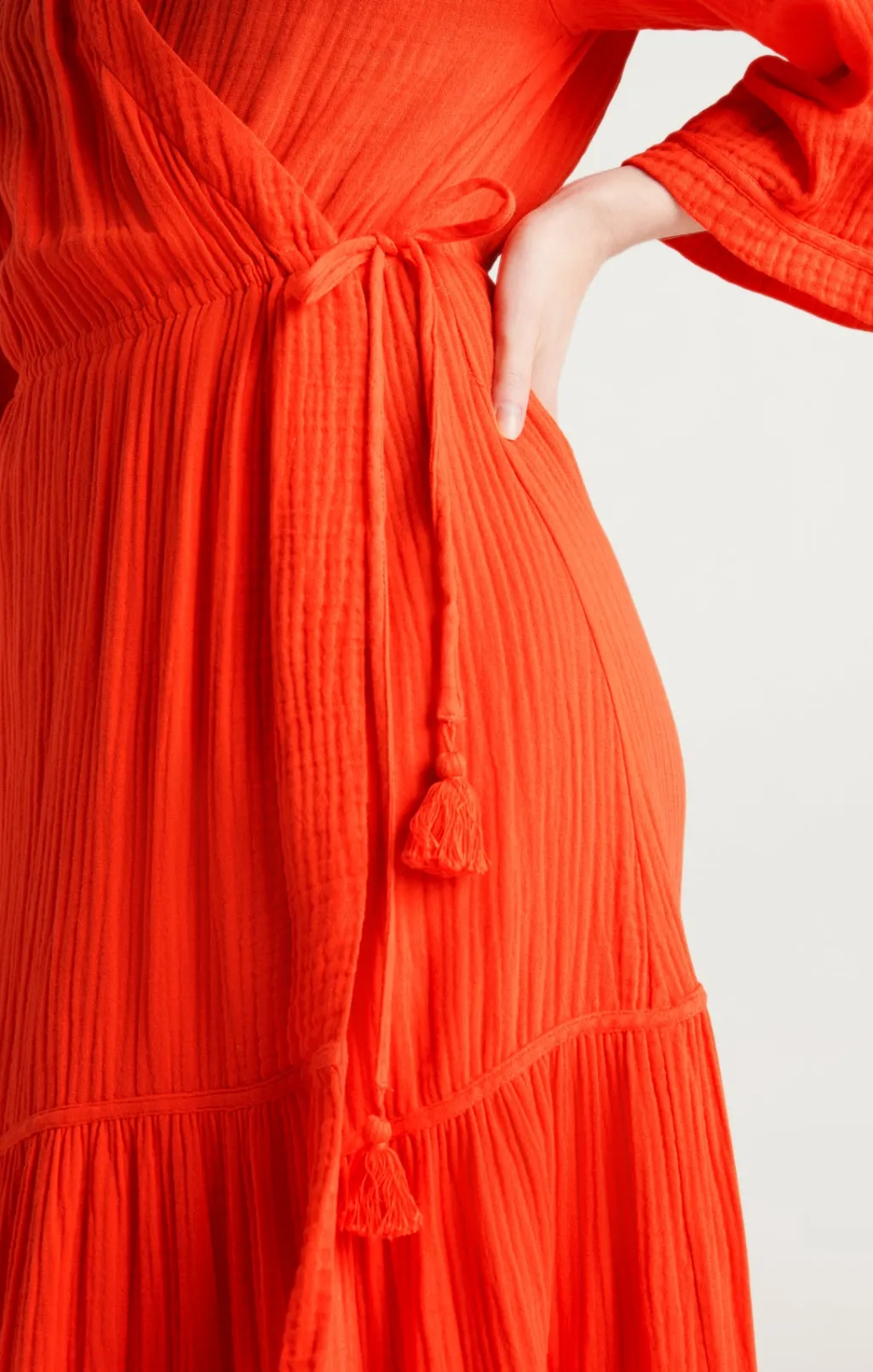 Cinq à Sept Crinkle Tencel Torey Dress Bisou Sale