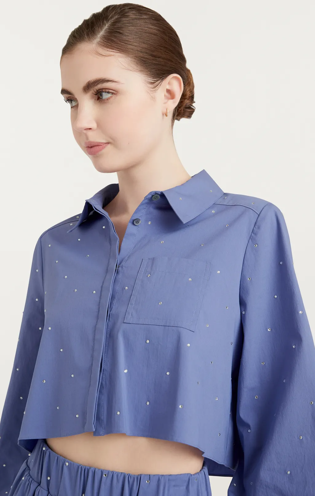 Cinq à Sept Cropped Selina Top SoftPeri Best