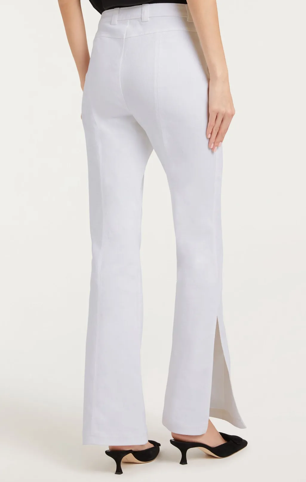 Cinq à Sept Crystal Floral Haylie Pant White New
