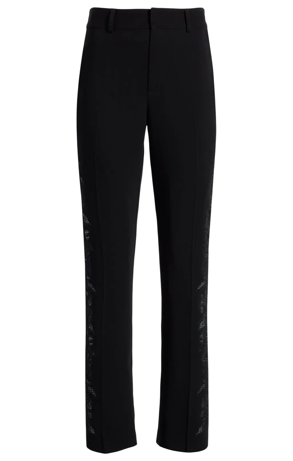 Cinq à Sept Cutout Paisley Embellished Kerry Pant Black New