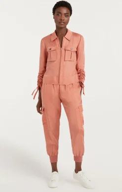 Cinq à Sept Dale Jacket Apricot Clearance
