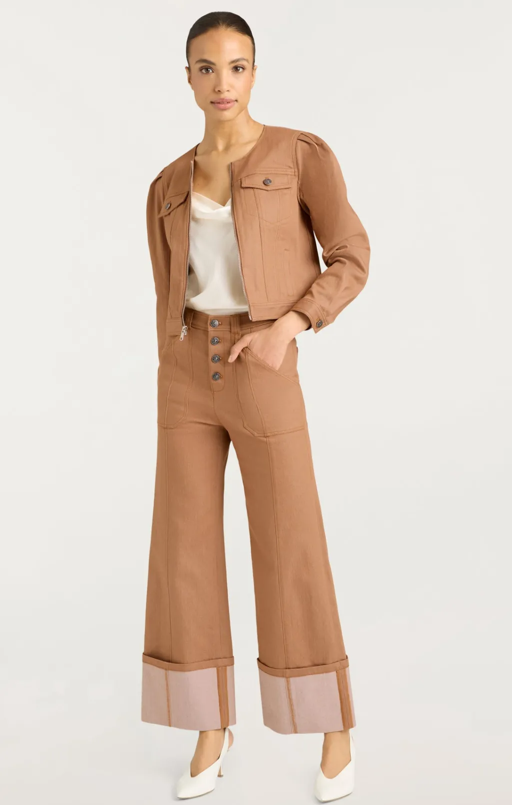 Cinq à Sept Dalia Jacket Cocoa Best