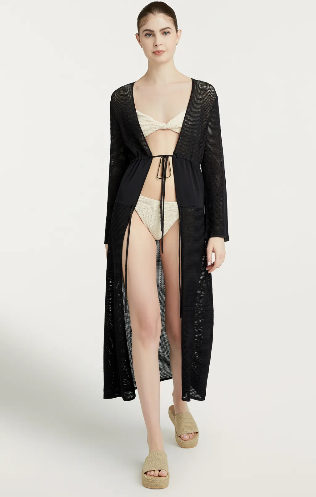 Cinq à Sept Darcy Knit Cover Up Black Sale