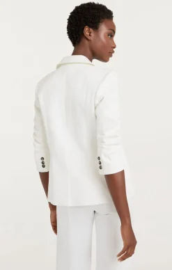 Cinq à Sept Denim Khloe Blazer White