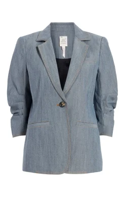 Cinq à Sept Denim Khloe Blazer LightIndigo Best