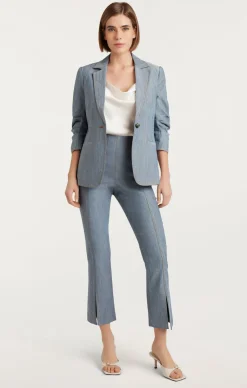 Cinq à Sept Denim Khloe Blazer LightIndigo Best