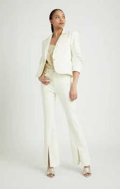 Cinq à Sept Denim Le Petit Khloe Blazer Gardenia Discount