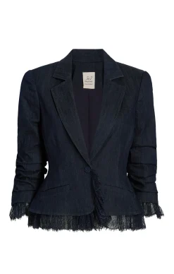 Cinq à Sept Denim Le Petit Roxie Blazer Indigo Outlet