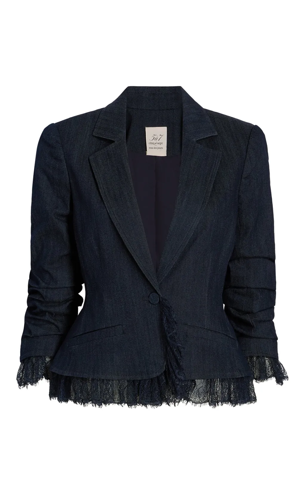 Cinq à Sept Denim Le Petit Roxie Blazer Indigo Outlet
