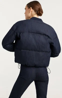 Cinq à Sept Denim Maris Puffer Indigo Clearance