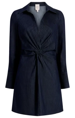 Cinq à Sept Denim Mckenna Dress Indigo Online