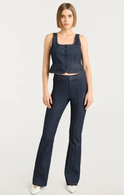 Cinq à Sept Denim Rowena Top Indigo New