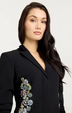 Cinq à Sept Diamond Daisies Joel Dress Black/Multi Best