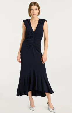 Cinq à Sept Dianne Dress Navy Online