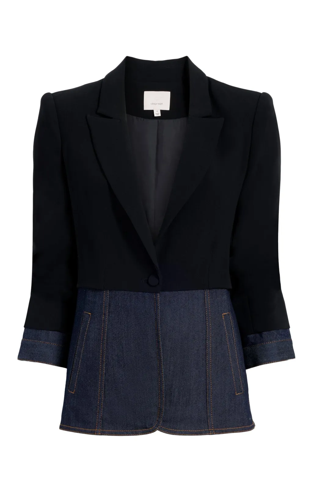 Cinq à Sept Dionne Blazer Black/Indigo Sale