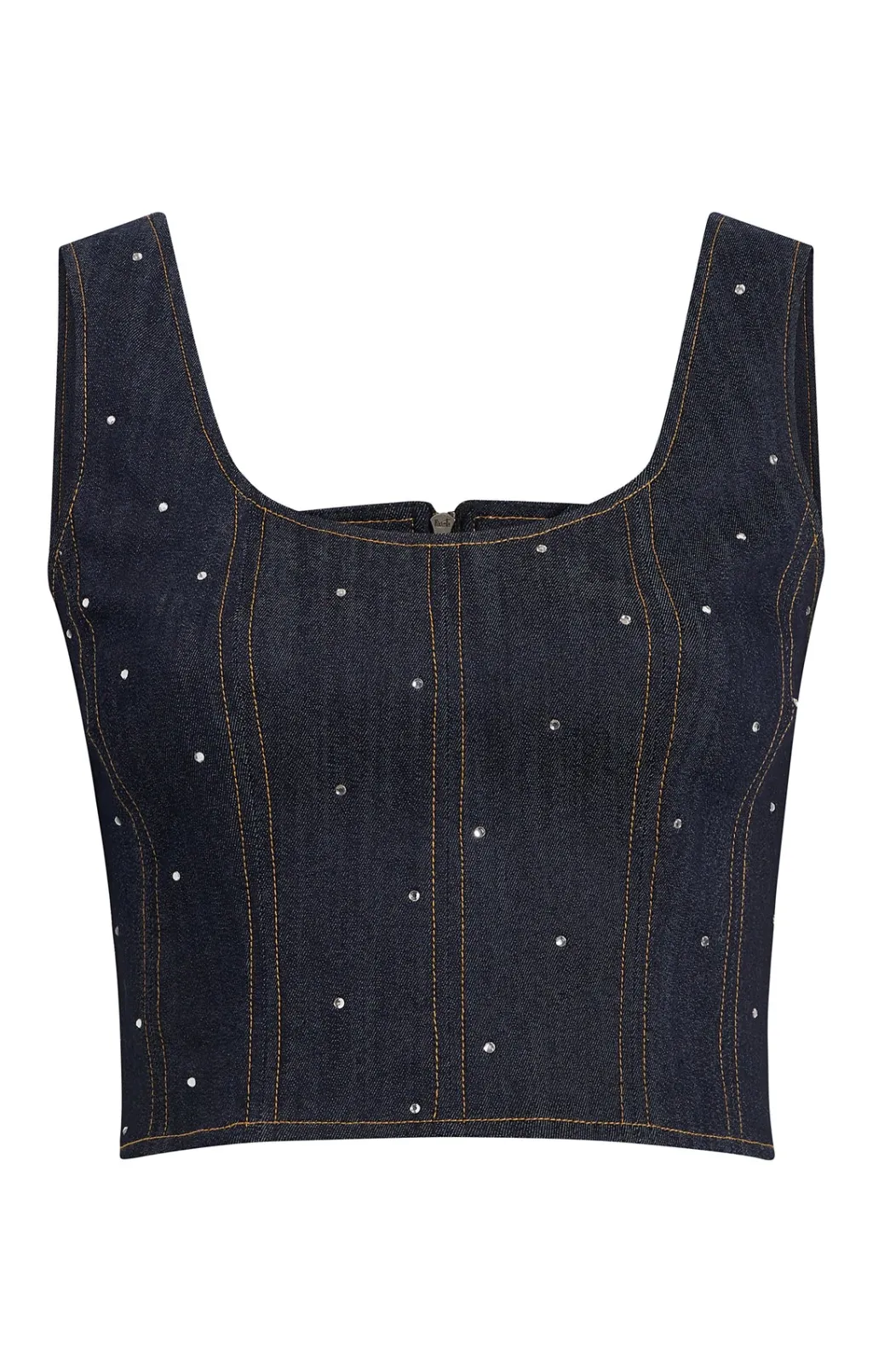 Cinq à Sept Ditsy Rhinestone Ora Bustier Indigo Online