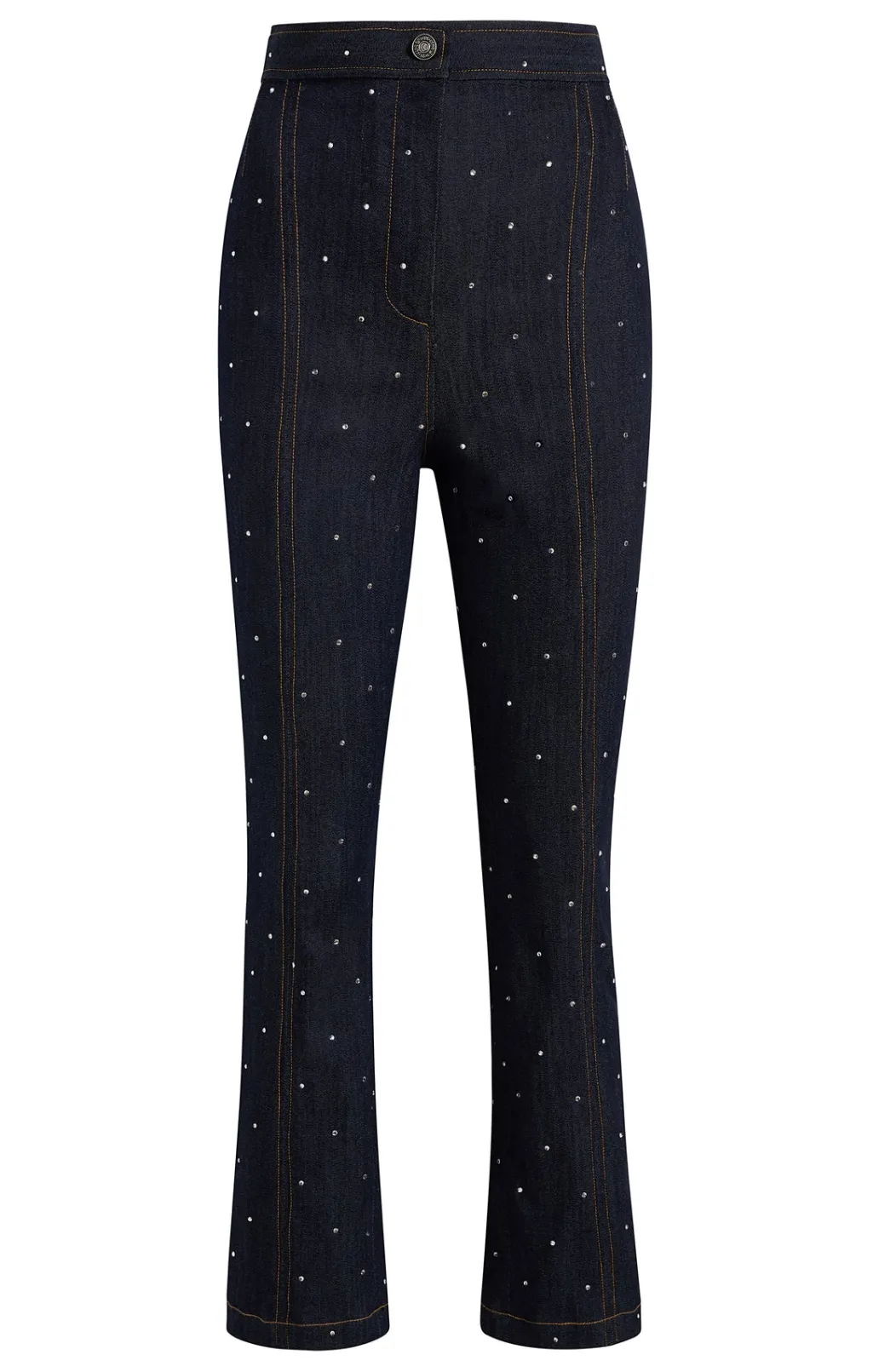 Cinq à Sept Ditsy Rhinestone Ora Pant Indigo New