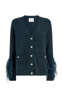 Cinq à Sept Dreama Marnie Cardigan GreenOnyxMulti