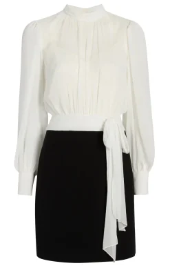 Cinq à Sept Elena Dress Black/ivory Sale