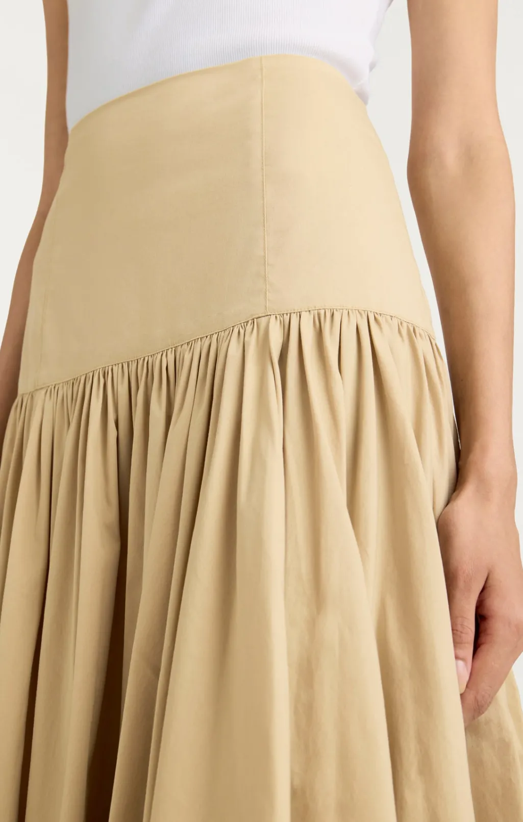 Cinq à Sept Ellah Skirt Khaki Sale