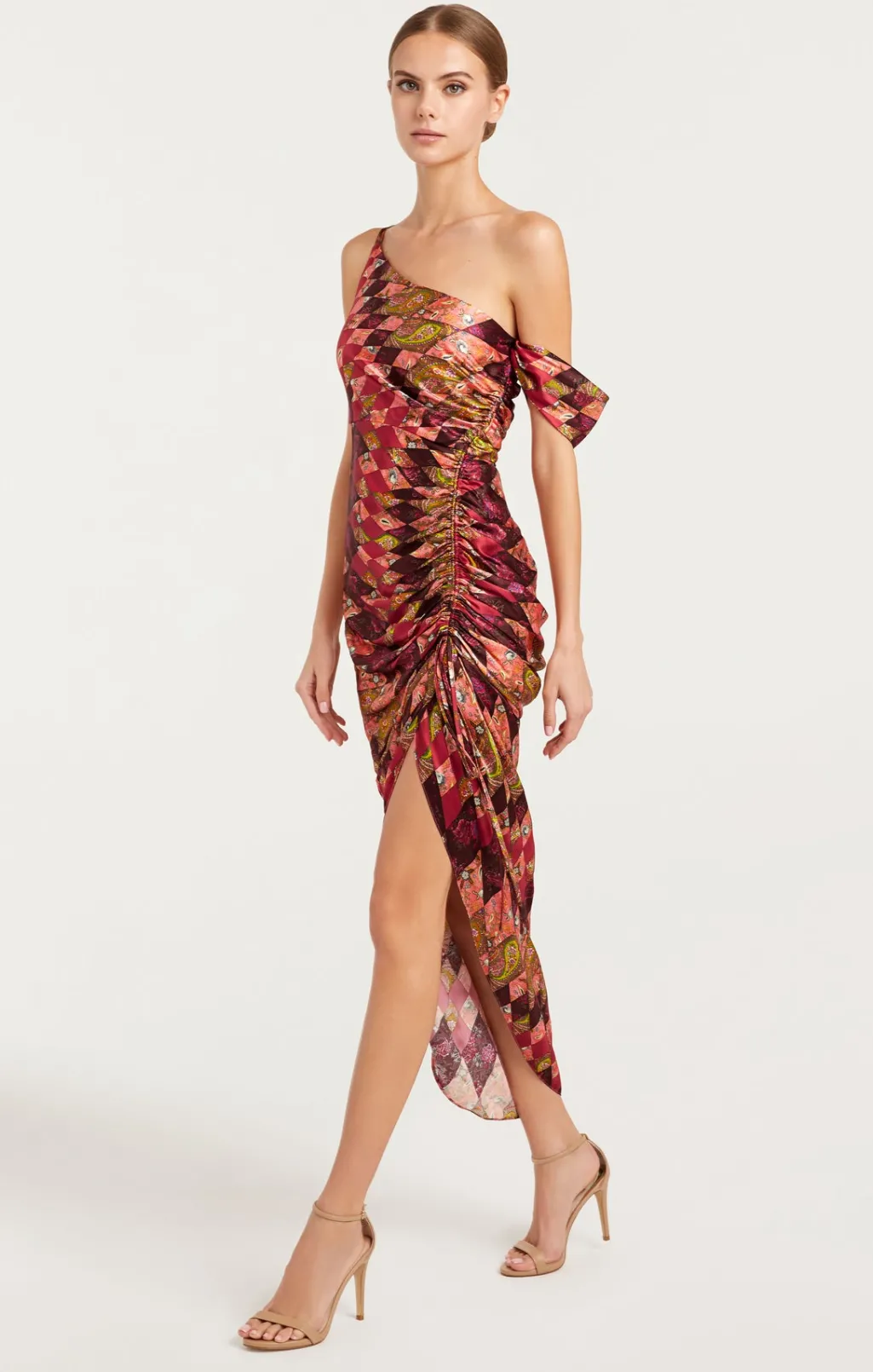Cinq à Sept Elliana Dress PaleRoseMulti Hot