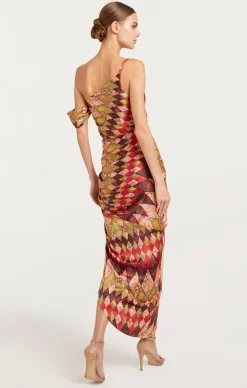 Cinq à Sept Elliana Dress PaleRoseMulti Hot