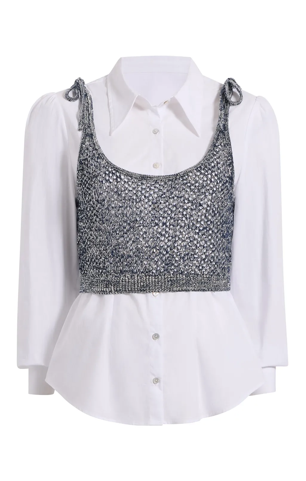 Cinq à Sept Elodie Top Navy/White Online