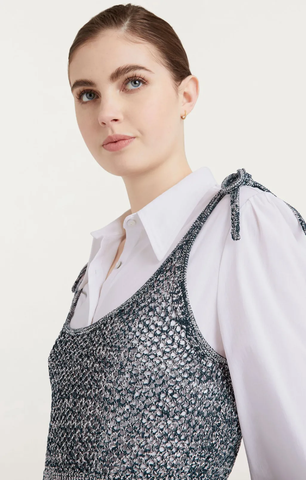Cinq à Sept Elodie Top Navy/White Online