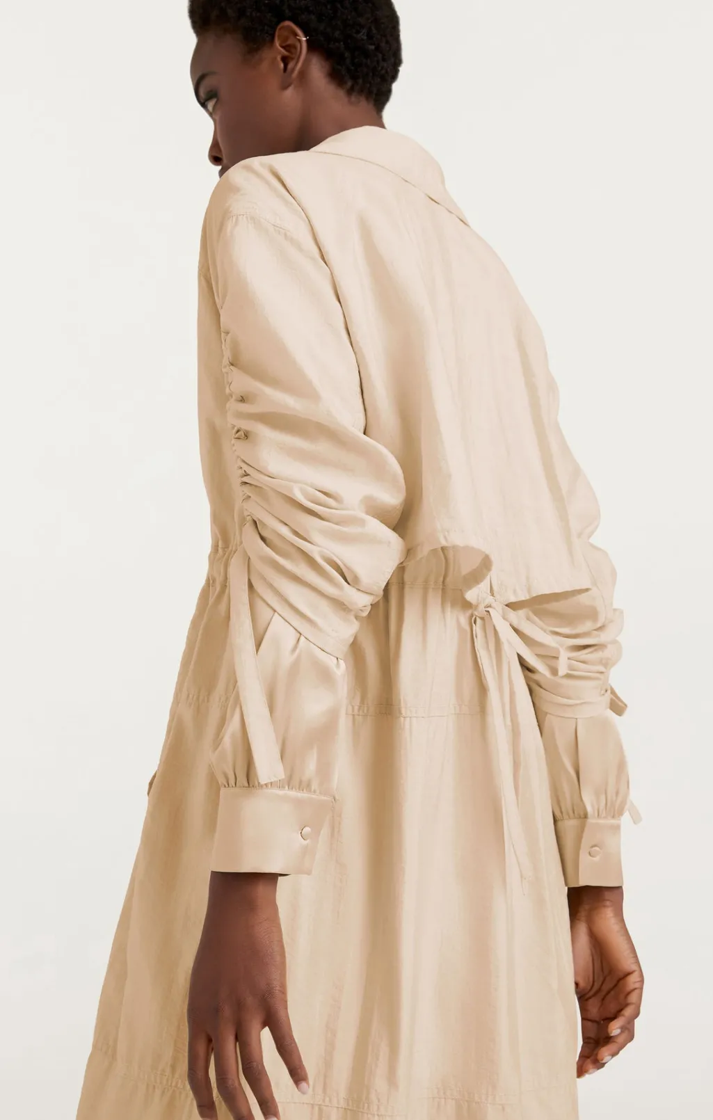 Cinq à Sept Emmeline Coat Plaster Discount