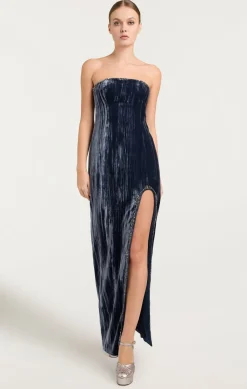 Cinq à Sept Eponine Gown PeacockBlue Sale