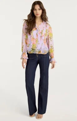 Cinq à Sept Estelle Top LilacMulti Discount
