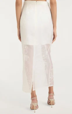 Cinq à Sept Etta Skirt Ivory New