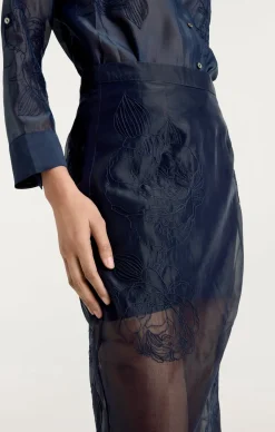 Cinq à Sept Etta Skirt Navy