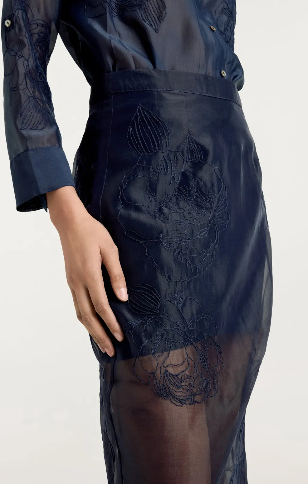 Cinq à Sept Etta Skirt Navy