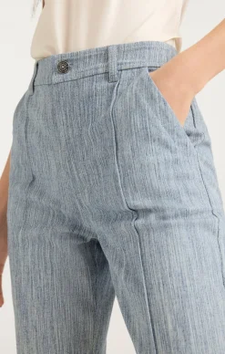 Cinq à Sept Evelyn Pant Indigo/White Discount