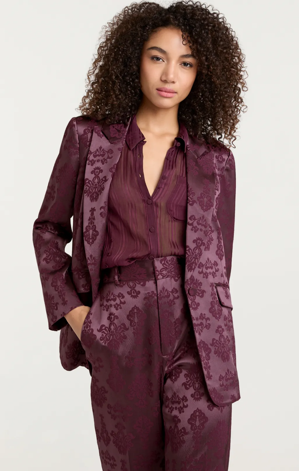 Cinq à Sept Faye Blazer DarkFig Sale