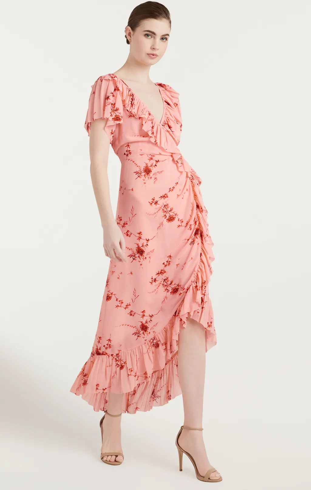 Cinq à Sept Fleur Sheilla Dress PaleRoseMulti Online