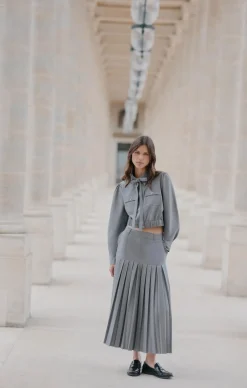 Cinq à Sept Francesca Top SteelGrey Hot