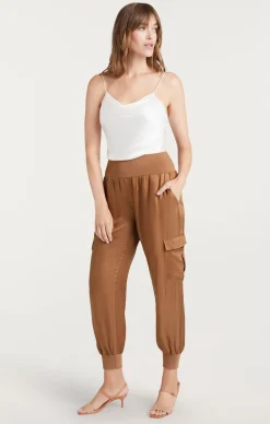 Cinq à Sept Giles Pant Cocoa Online