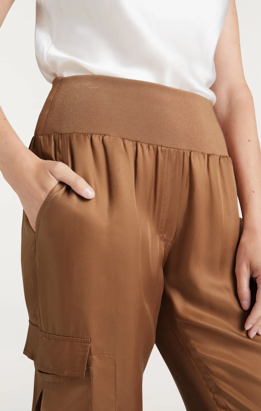 Cinq à Sept Giles Pant Cocoa Online