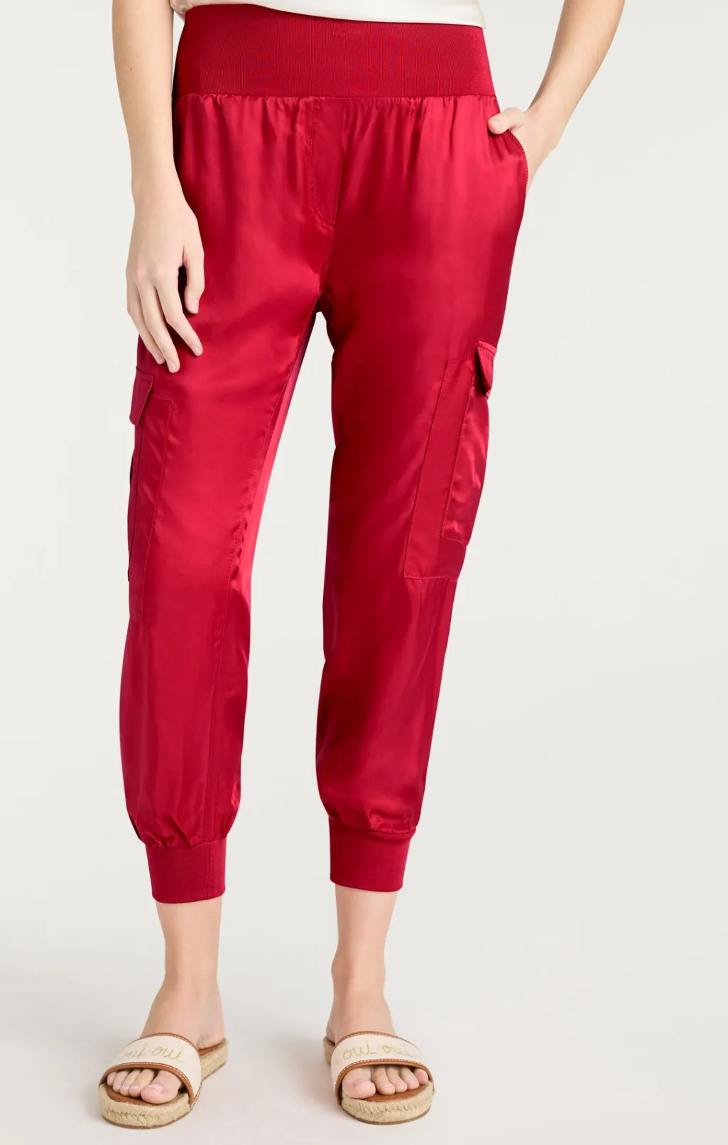Cinq à Sept Giles Pant RedCurrant Sale