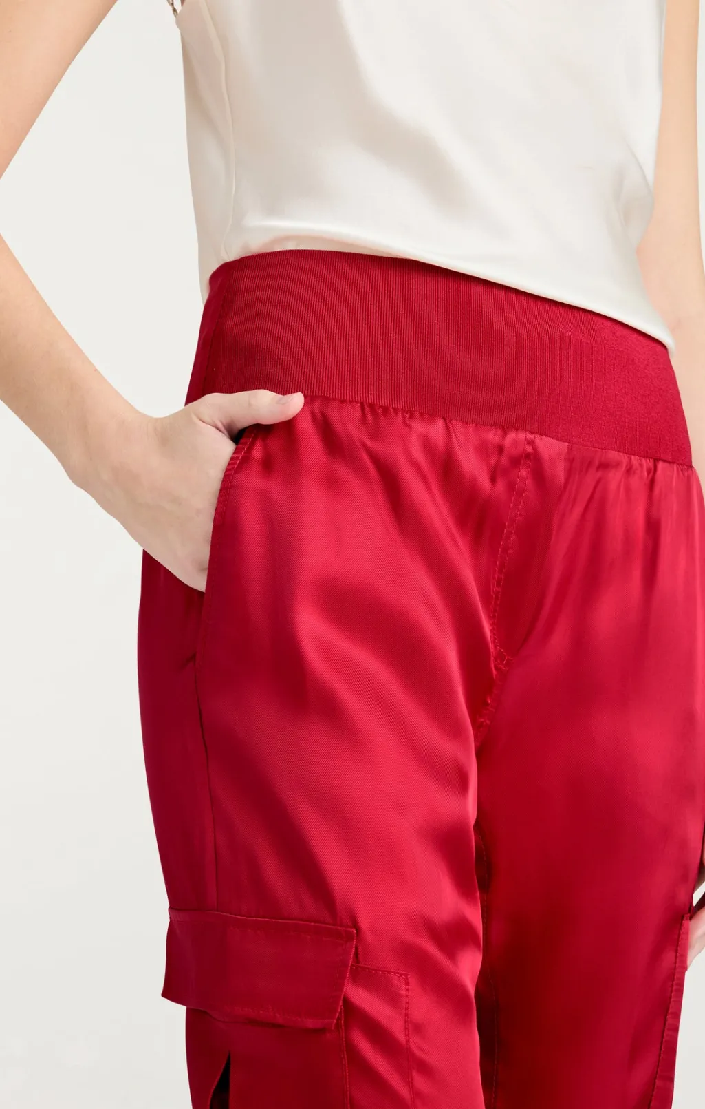 Cinq à Sept Giles Pant RedCurrant Sale