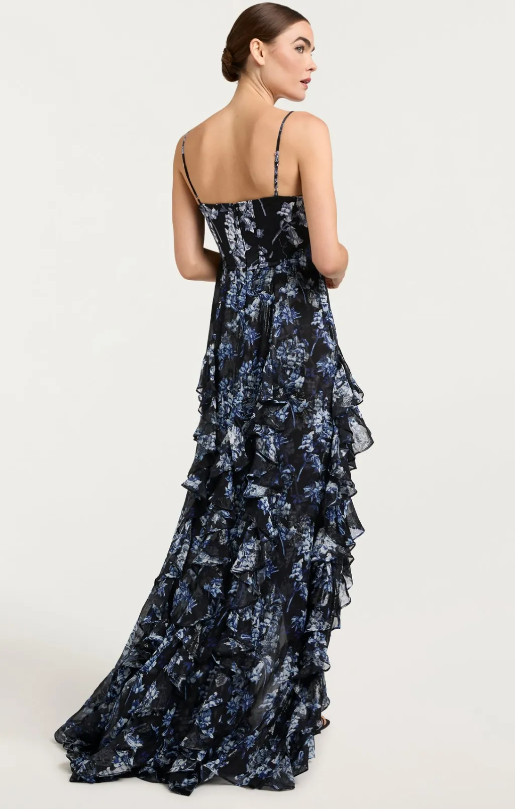 Cinq à Sept Glenda Gown CoastalFloralLurexBlackMulti Best