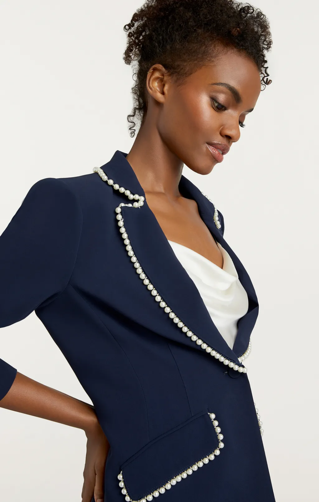 Cinq à Sept Gracey Blazer Navy