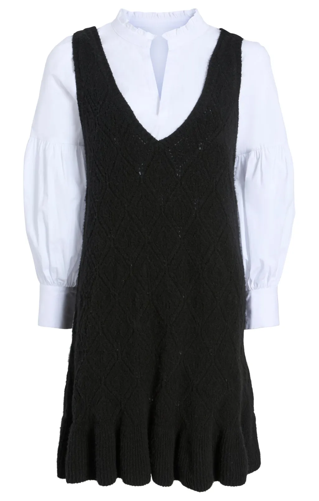 Cinq à Sept Greysen Dress Black/White Sale
